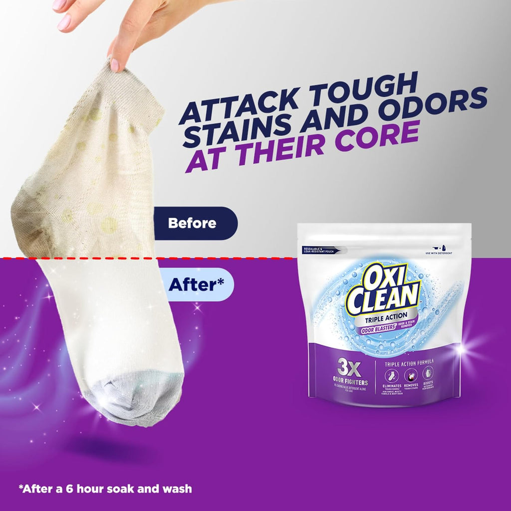 Triple Action Odor Blasters and Stain Remover Powder, 4 lbs