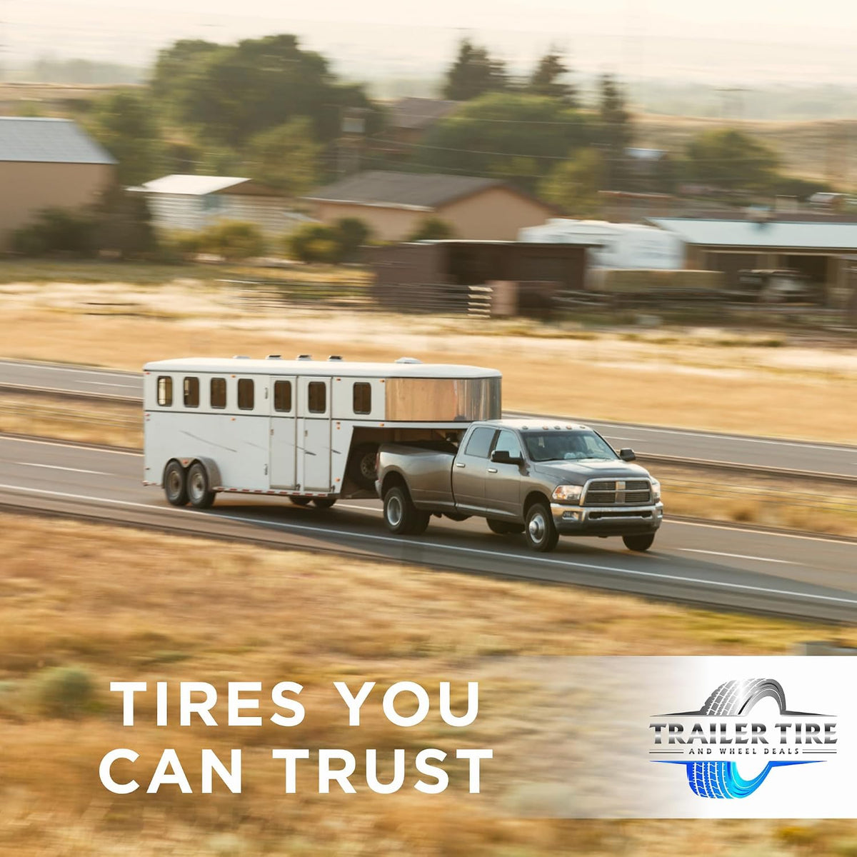 St205/75D15 Tex Star Trailer Tire On Rim, Load Range C 6 Ply Bias, 5 Lug White Spoke Wheel With 5X4.5" Bolt Pattern.