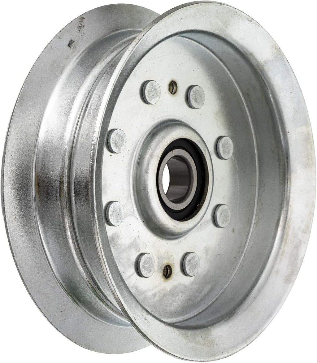 8TEN Flat Idler Pulley for John Deere L120 L130 D170 D100 L118 L111 L108 Cub Cadet XT1-LT42 XT1-LT46 XT2-LX46