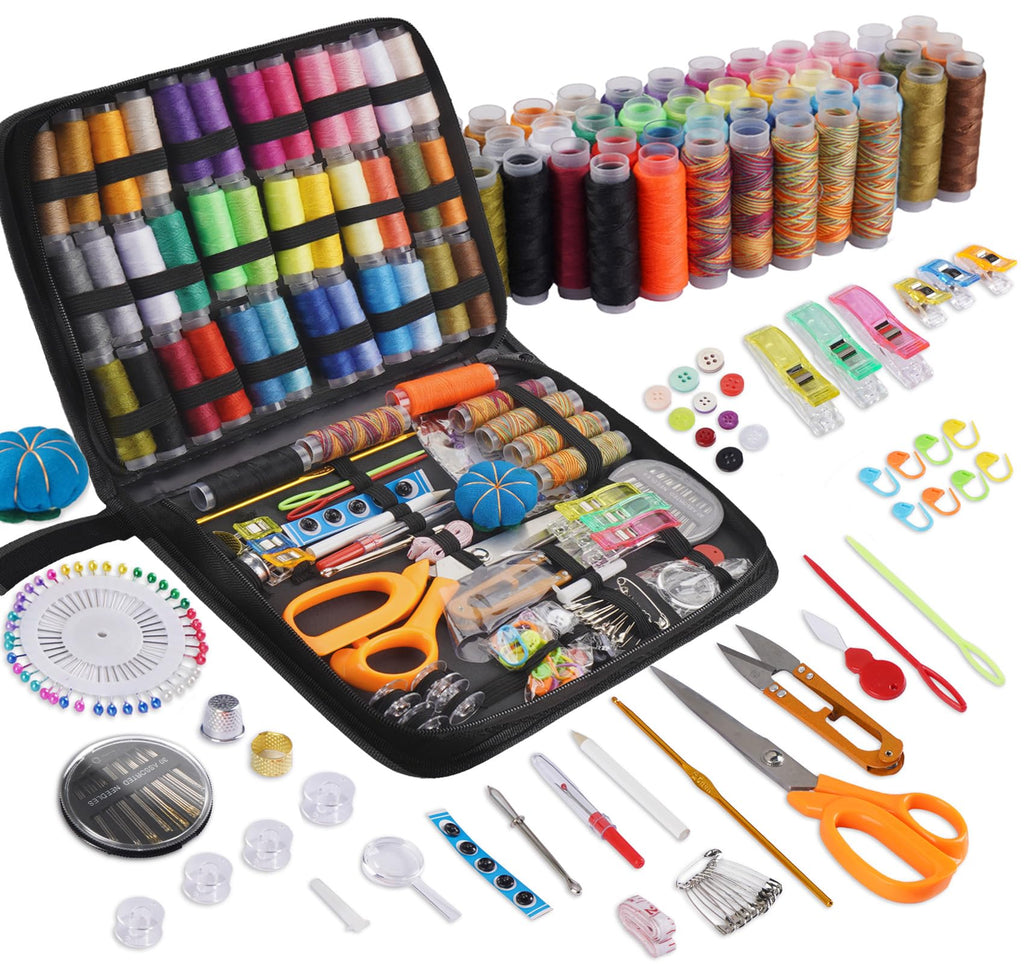 189 Pcs Sewing Kit for Adults, Beginners, 43 Color