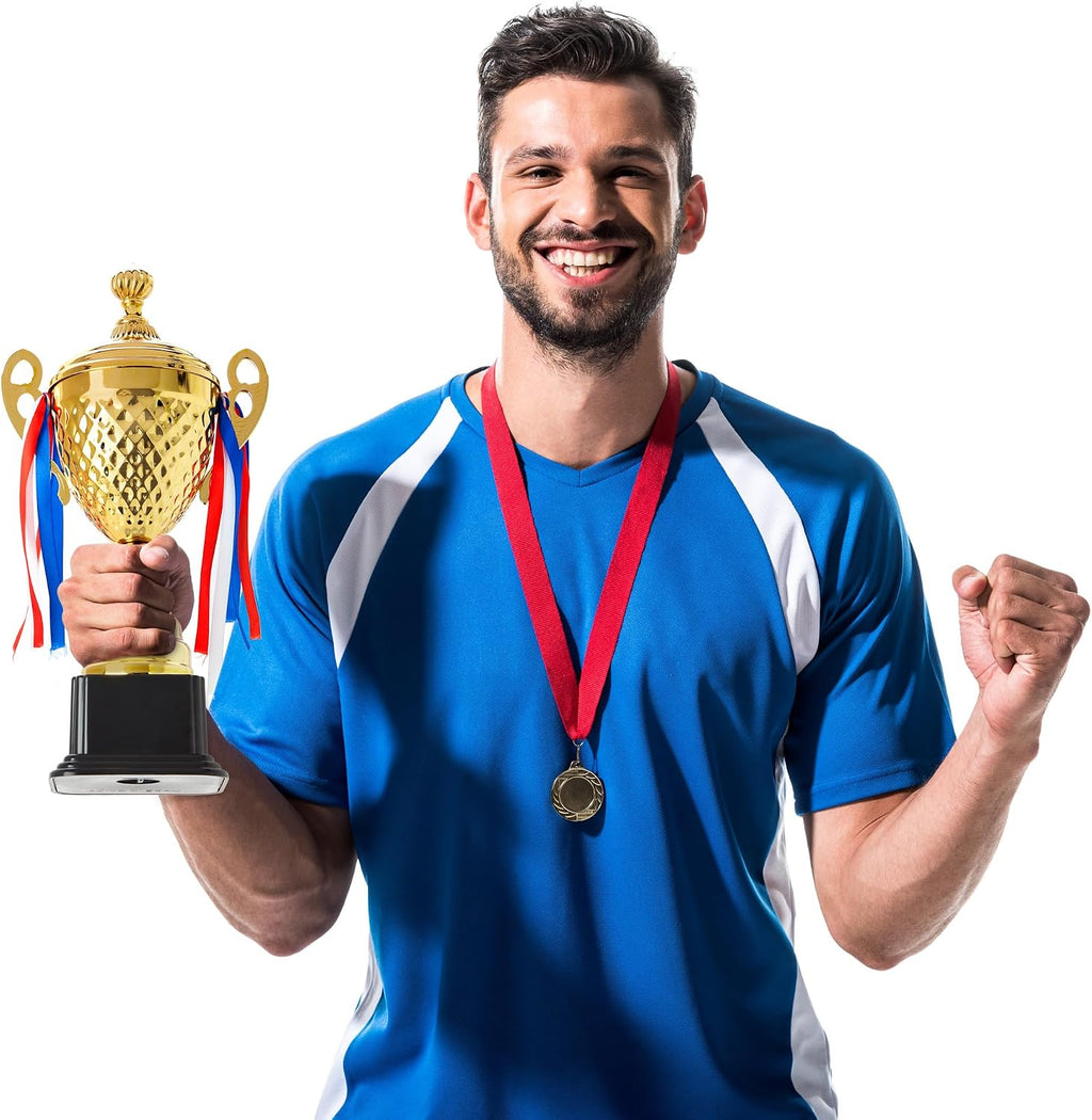 Gold Trophy Cup - Tournament & Championship Trophy Award - Versatile Awards for Soccer, Basketball & Golf - Rewards