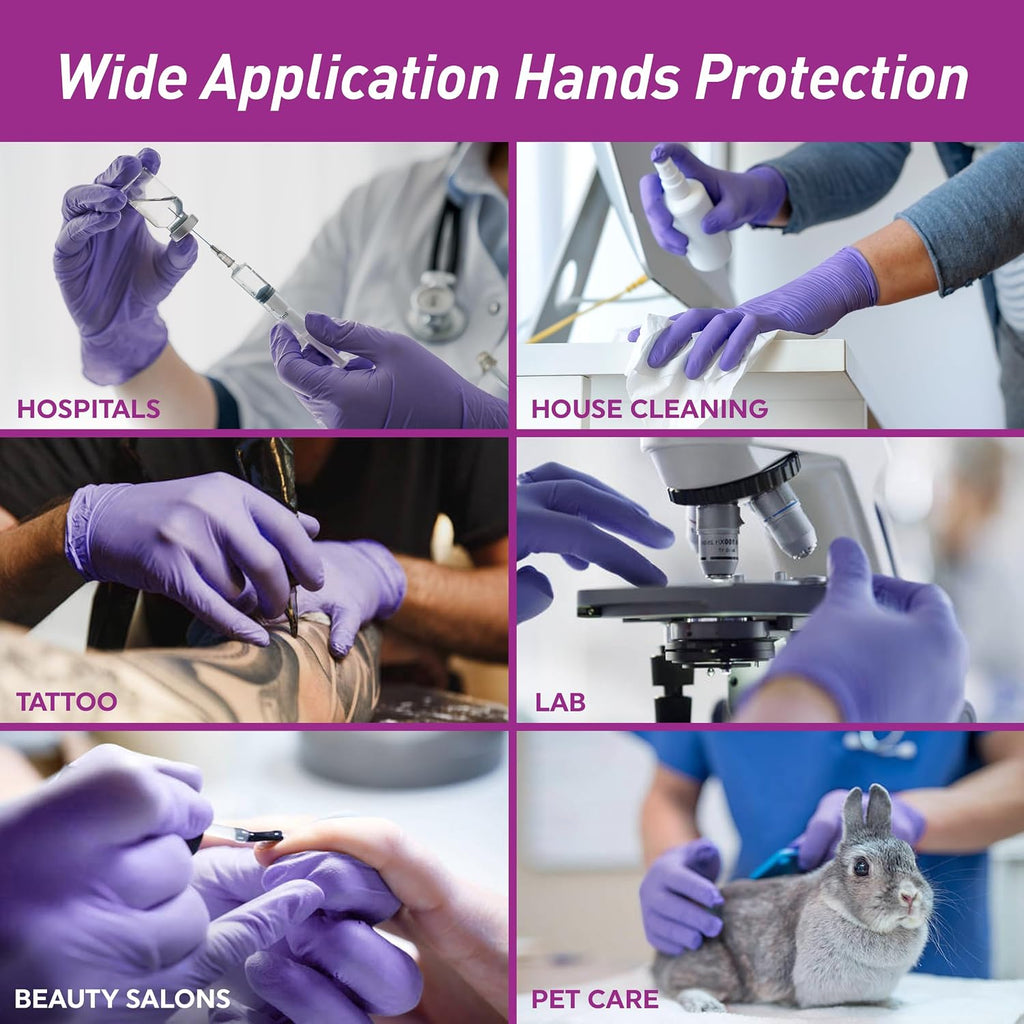 MedPride Powder-Free Nitrile Exam Gloves (Small (Pack of 100))