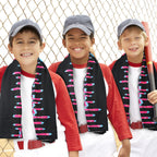 12 Pcs Baseball Cooling Towels Baseball Drip (Black)
