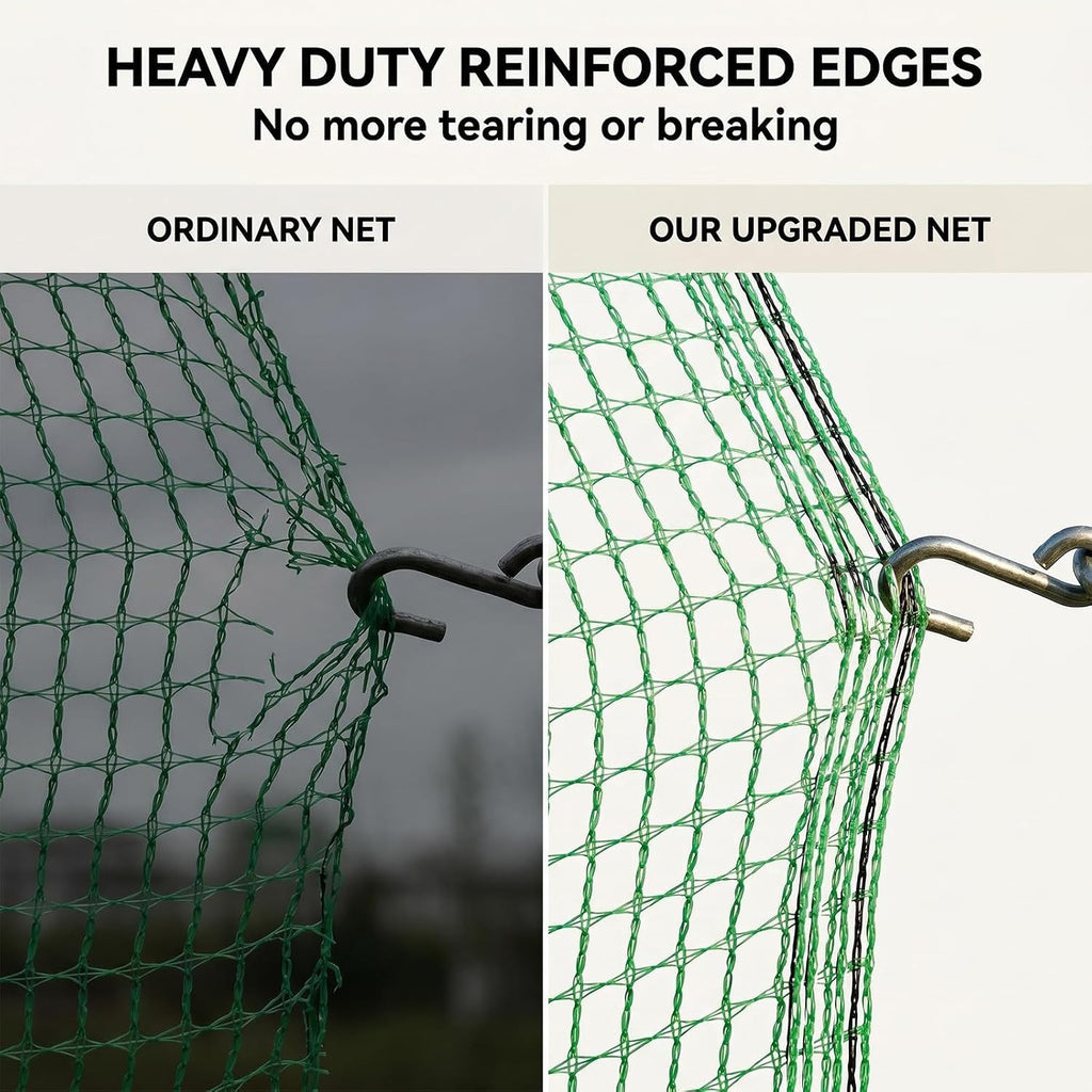Plastic Garden Fence 4x100 FT,0.4" Mesh Deer Fence Roll