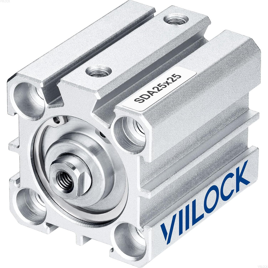 SDA25x25 Thin Air Cylinder 25mm Bore 25mm Stroke Double Acting