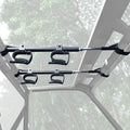StarknightMT UTV Gun Rack Overhead Holder Adjustable Fits 21"-27" Spacing