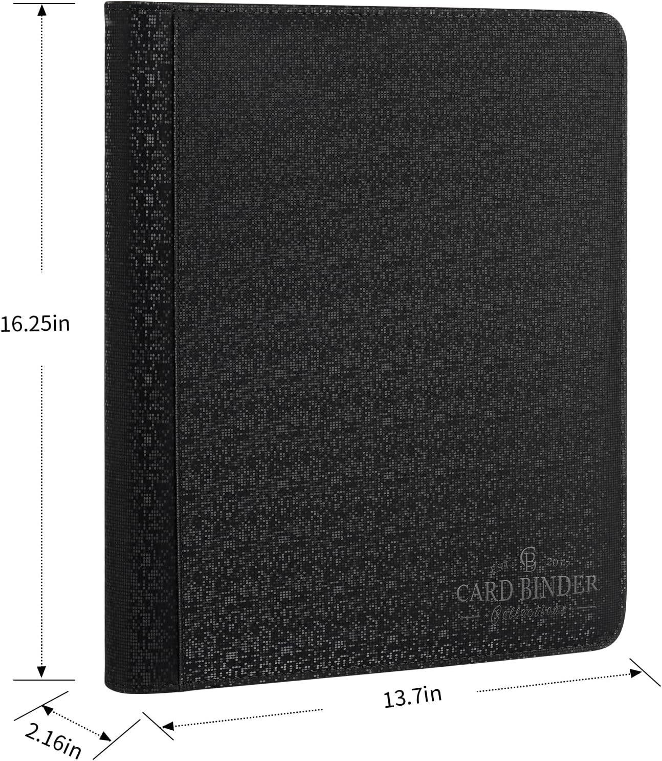 Toploader Binder,Toploader Hard Cases, 9-Pocket Pages Sleeves Hold up 288 Cards.Toploader Card Binder with Sleeves