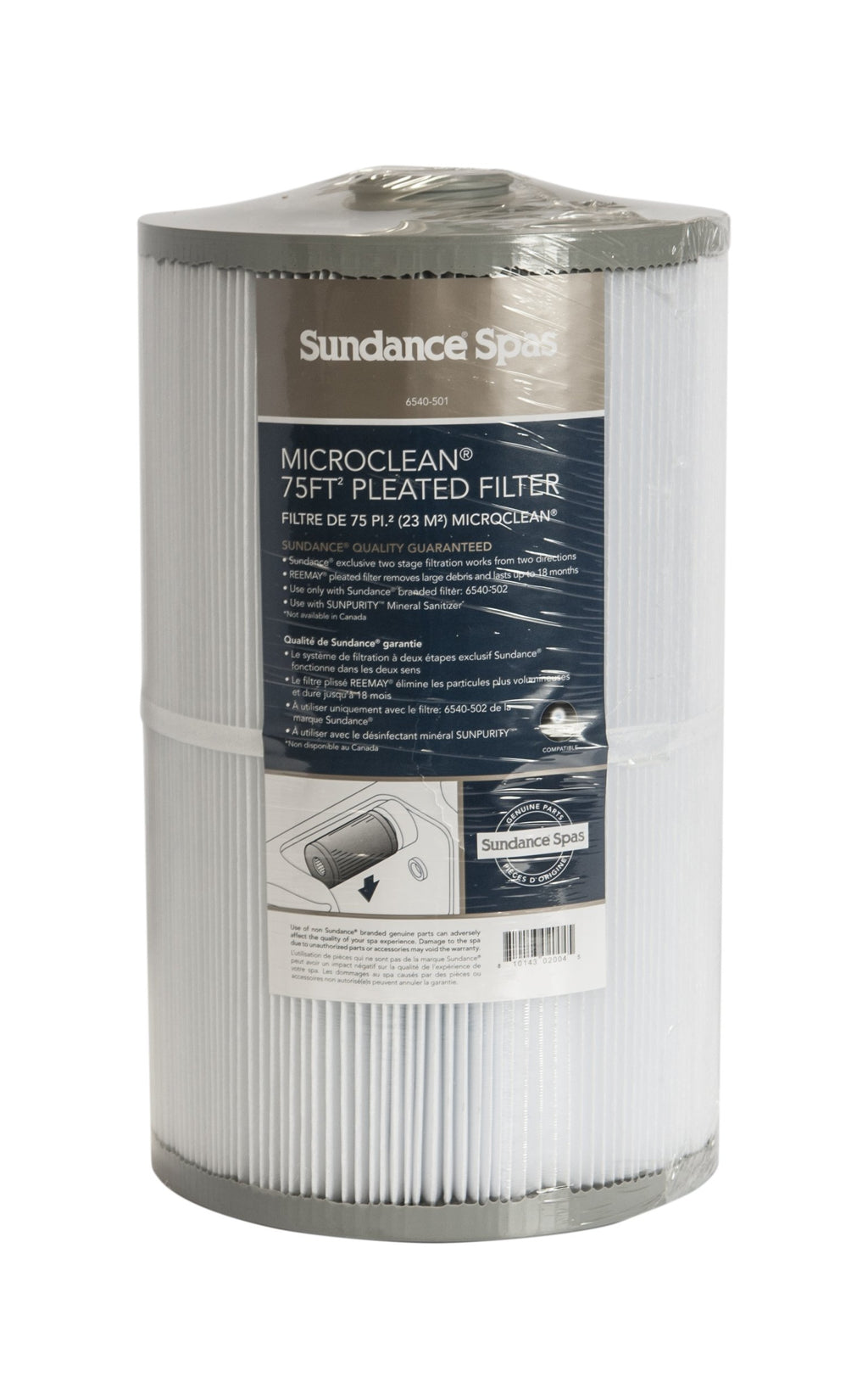 Spa Microclean Filter Set 6540-501 & 6540-502 ;from#clearviewhome