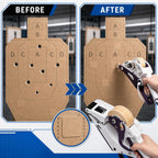 Hand Held Label Applicator, Portable Target Paster Tape Gun, Push to Apply