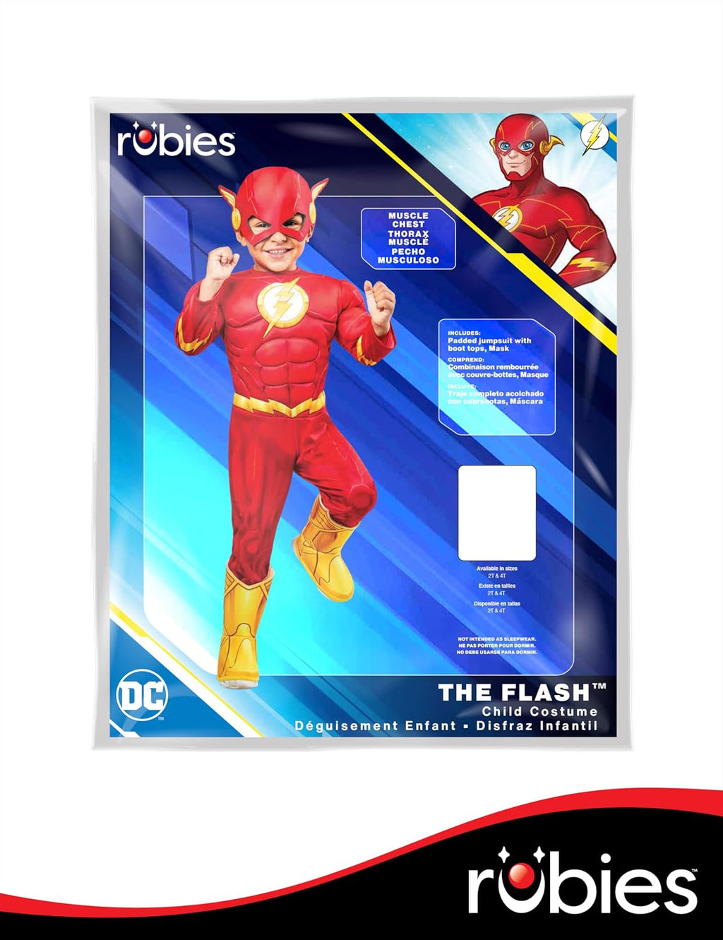 DC Comics Superheroes Costume for Toddlers, Baby Boys Costume