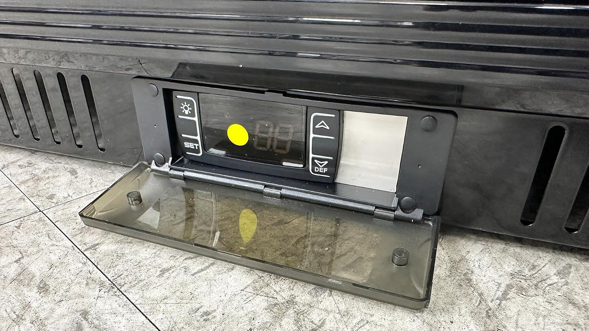 Commercial Back Bar Beer Cooler, ETL Restaurant Beverage Display Merchandiser Refrigerator, 208L 2 Slide Glass Door