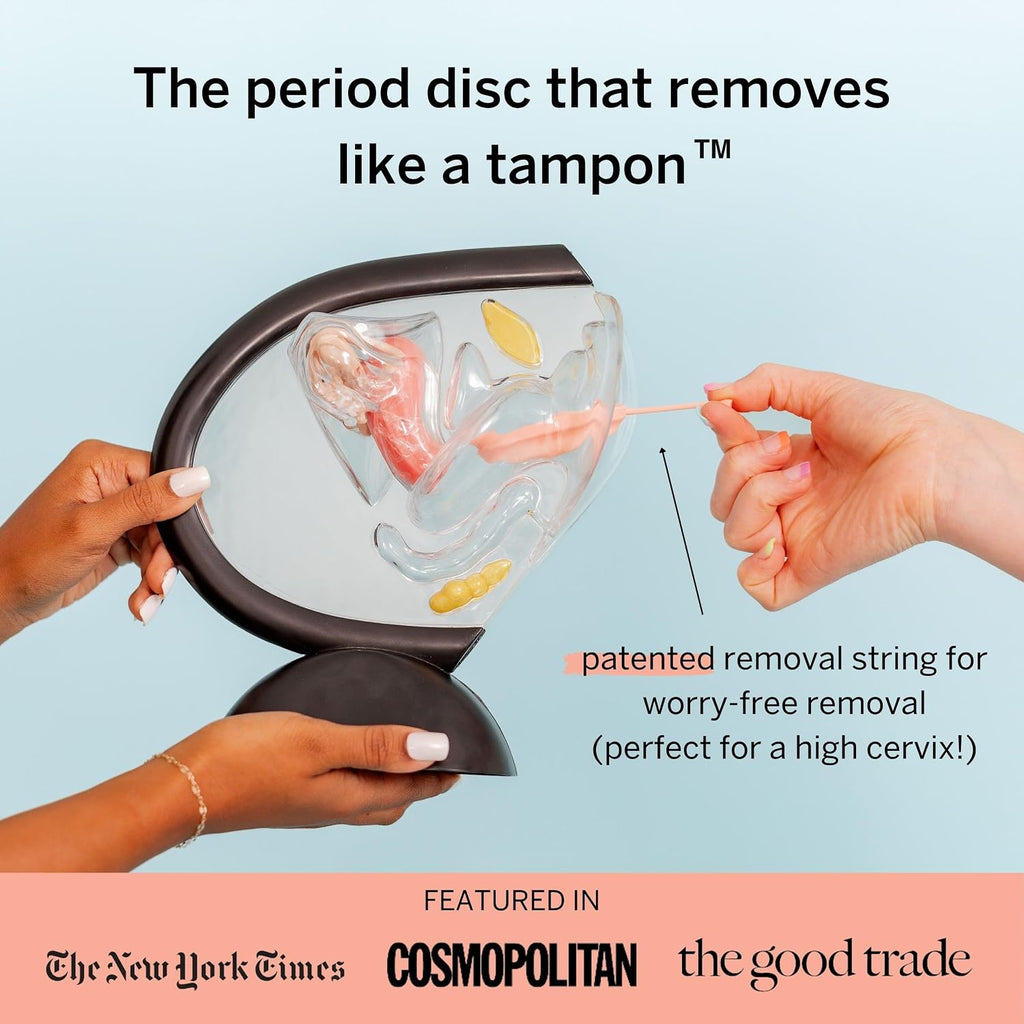 Pixie Menstrual Disc Kit for Feminine Care - Pixie Discs are Designed to Remove Like Tampons - 100% Medical-Grade