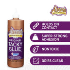 Original Tacky Glue, Perfect for Crafts and DIY Projects, Dries Fast and Clear, 16 fl oz 3-Pack