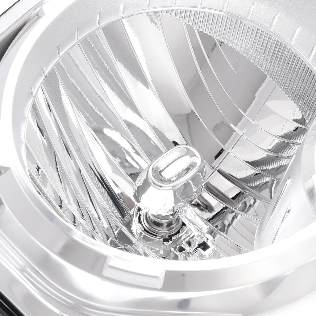 Headlight Assembly w/Fog Light Compatible with 08-12 Jeep Liberty