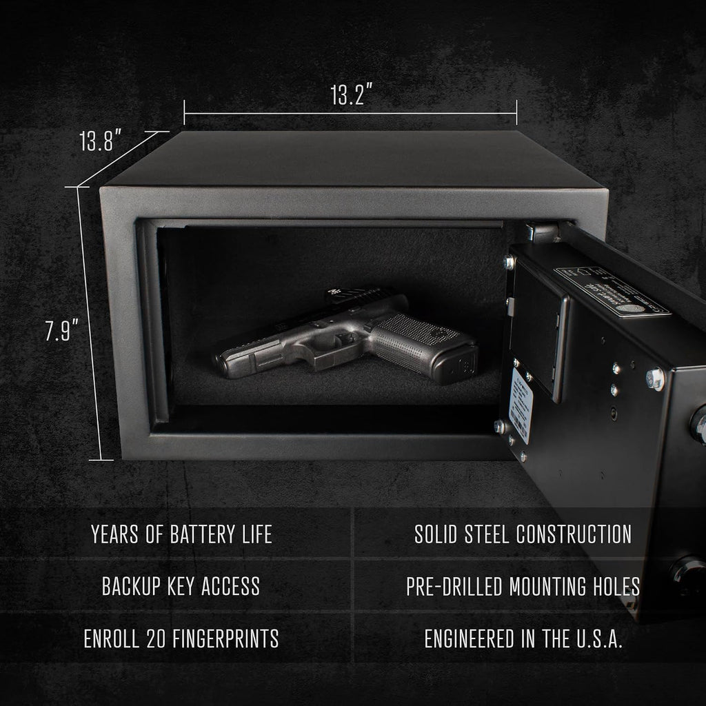 Verifi Smart Safe S4800 Biometric Safe with FBI Certified Fingerprint Sensor