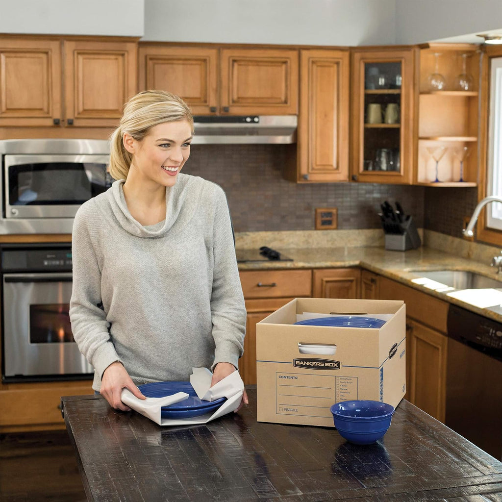1-Pack Kitchen Kit Moving Box with Dividers