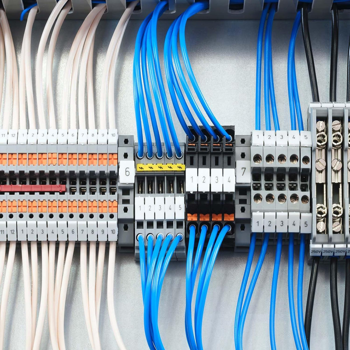 uxcell Dual Rows 3 Positions 600V 100A Wire Barrier Block Terminal Strip