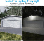 TORCHSTAR LED Barn Light Dusk to Dawn Area Lights Aluminum 5000K Bronze