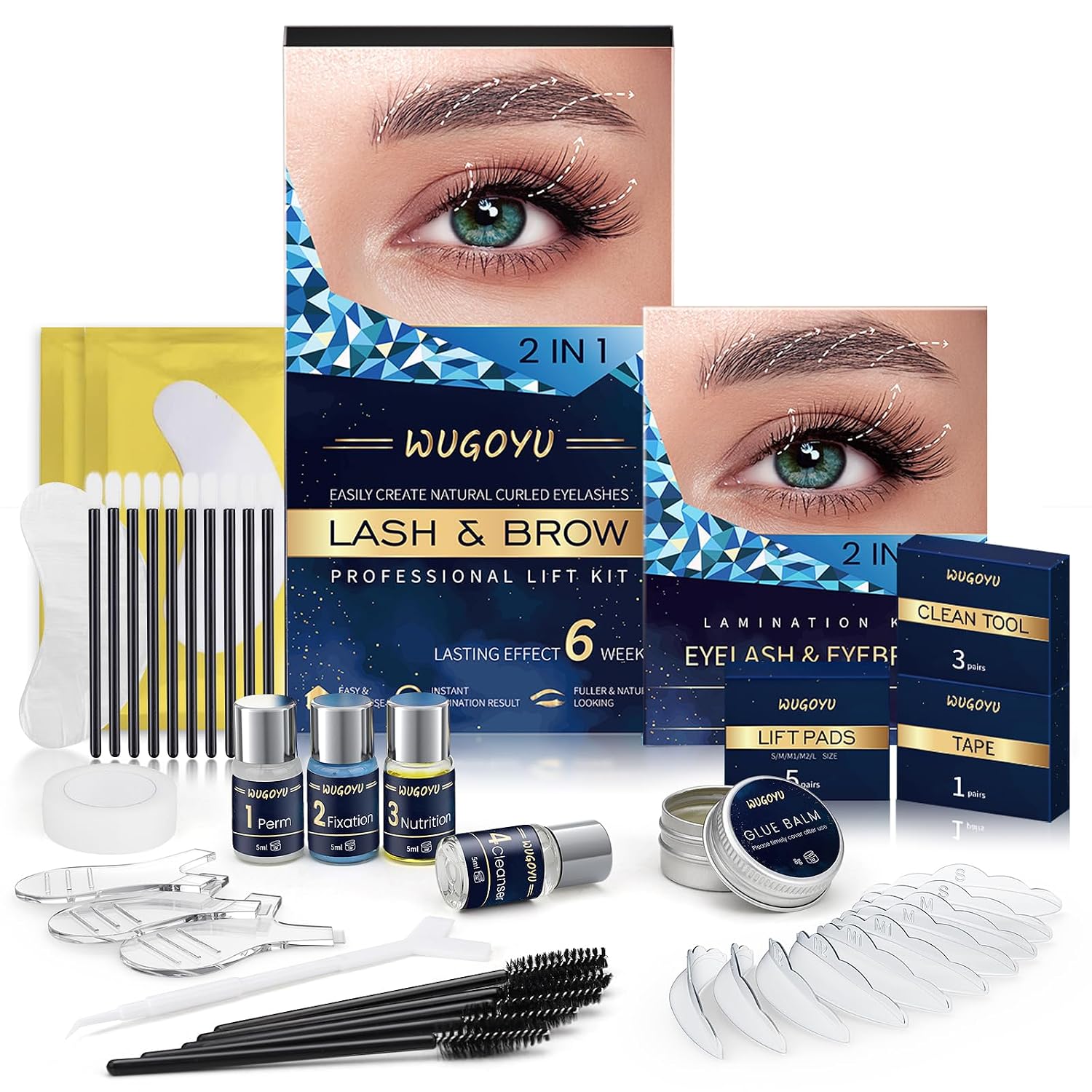 Lash Lift Kit, Eyebrow Lamination Kit, Eyelash Perm Kit, Professional Eyelash & Brow 2 in 1 Perm Kit, 2026 Eyelash