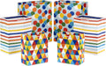 Gift Bag Assortment, 6-Pack, 3 Sizes (Rainbow Designs)