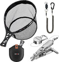 Fly Fishing Net and 3-in-1 Line Cutter Bundle