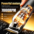 6 in 1 Beard Trimmer for Men Rechargeable with LED Display