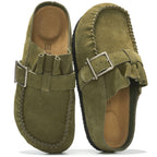 100% Genuine Leather Clogs for Women - Women's Mules & Clogs