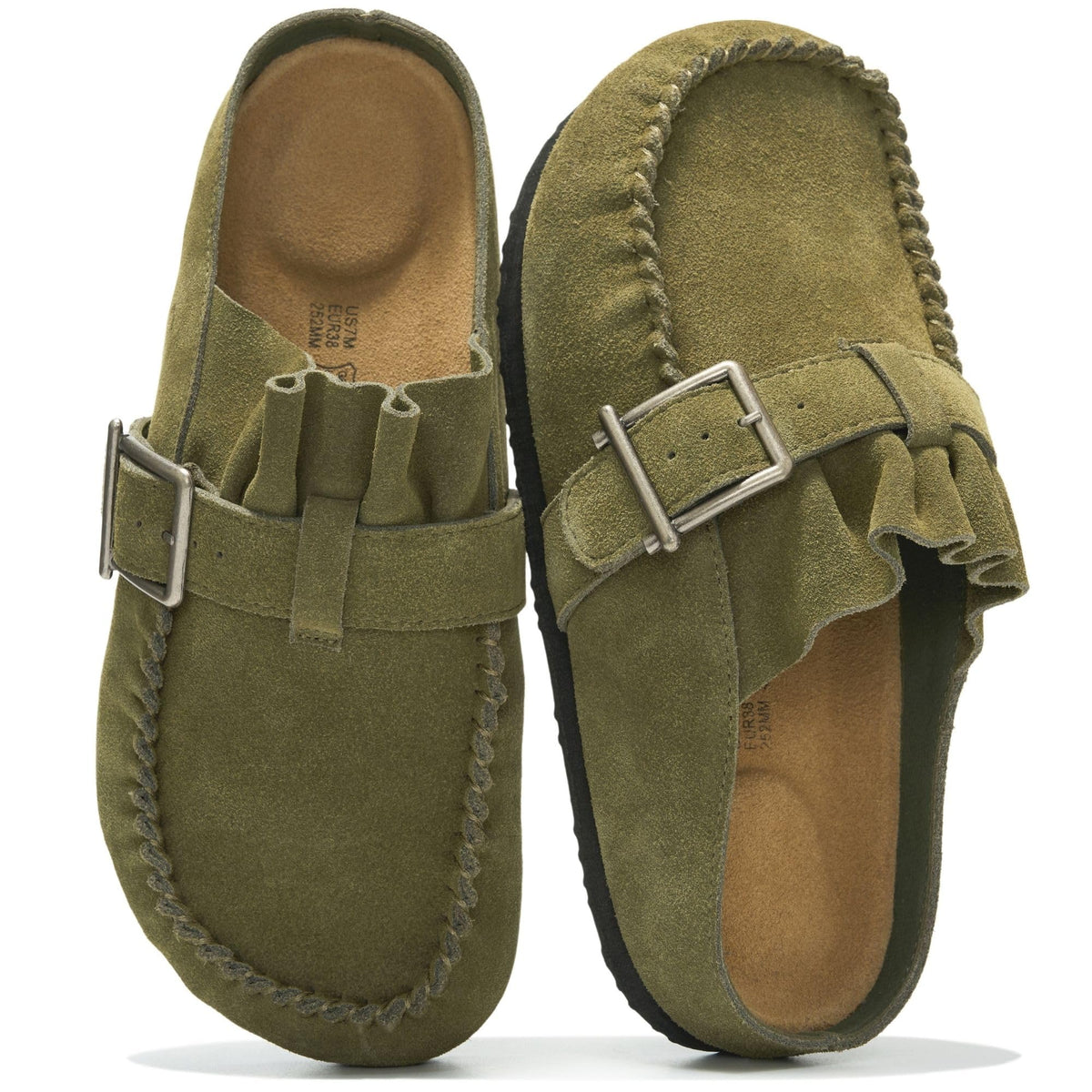100% Genuine Leather Clogs for Women - Women's Mules & Clogs