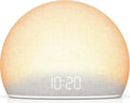 Sunrise Alarm Clock with White Noise Sound Machine for Bedroom | Wake-Up Light, 5 Gentle Alarm Sounds, 20 Soothing