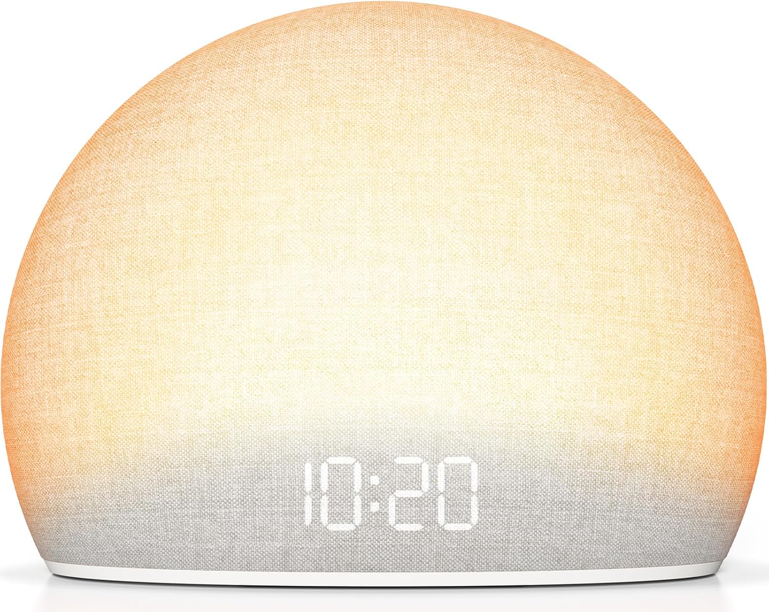 Sunrise Alarm Clock with White Noise Sound Machine for Bedroom | Wake-Up Light, 5 Gentle Alarm Sounds, 20 Soothing