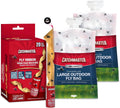 Fly Trap Bundle, Fly Bag 2-Pack & Fly Ribbon 20-Pack, Fruit Fly Traps for Indoors & Outdoors