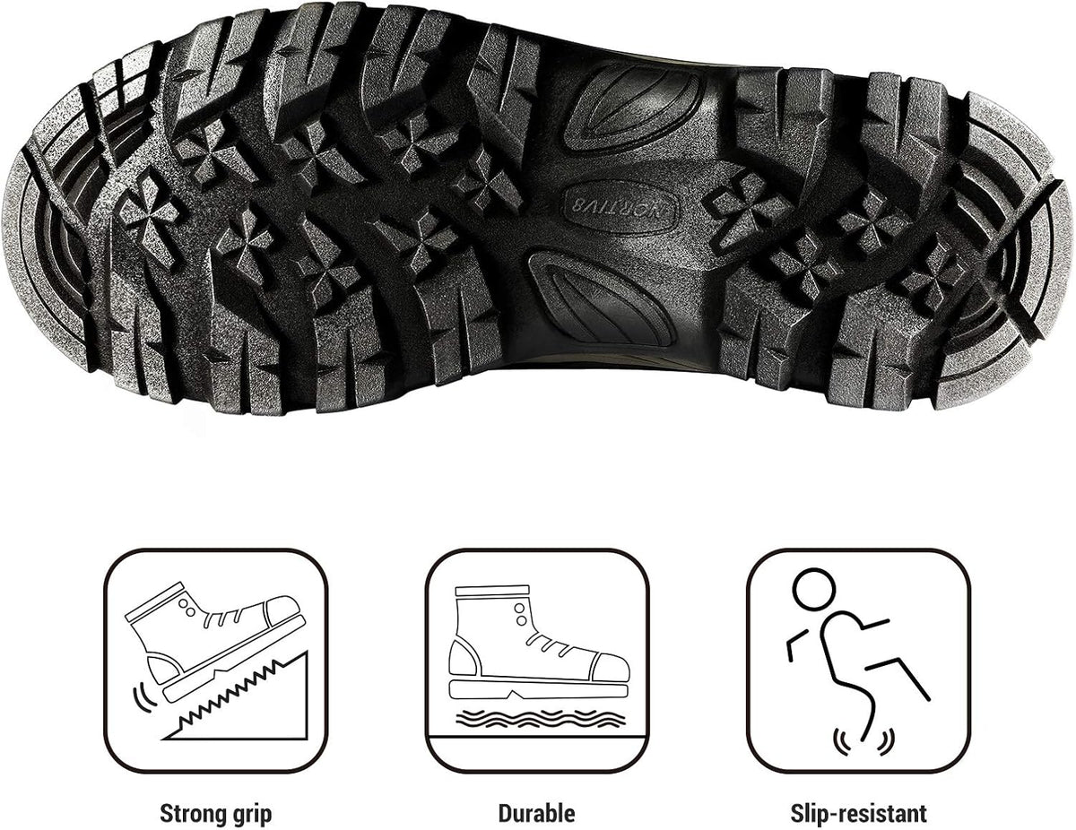 Men's Waterproof Hiking Winter Snow Boots | Insulated Construction Hunting Ski Work Boots TUNDRA