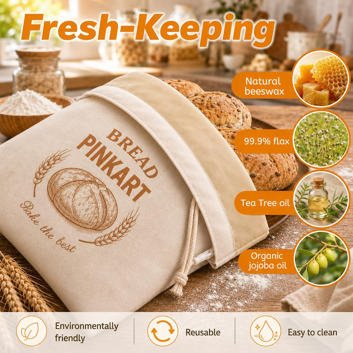Sourdough Starter Kit with Scale, Cotton Rope Banneton Proofing Baskets | Complete Sourdough Bread Baking Supplies