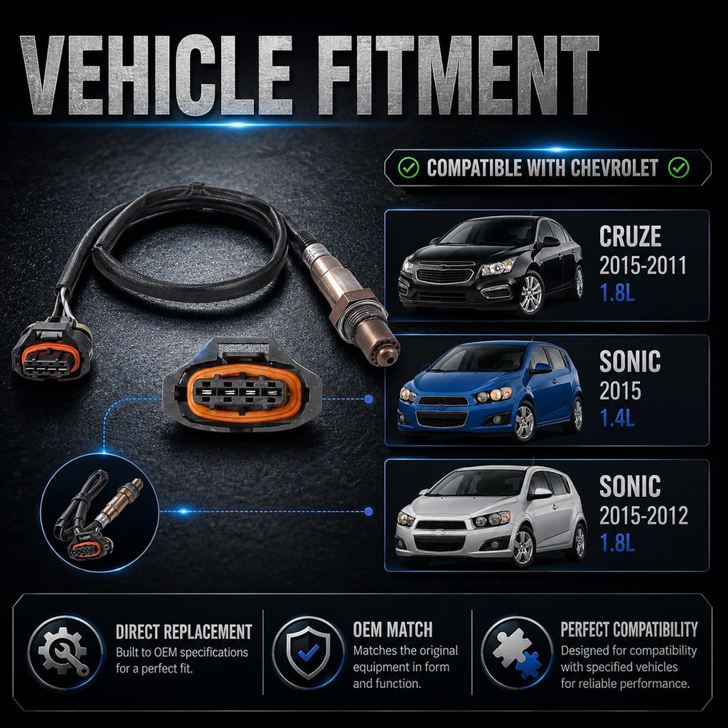 Upstream Oxygen Sensor for Chevrolet 2015 Sonic 1.4l