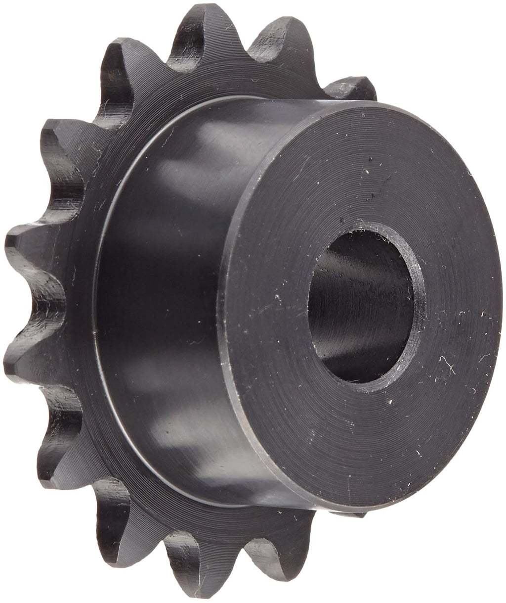 Browning 35B15 Minimum Bore Roller Chain Sprocket, Single Strand, Steel, 1/2" Stocked Bore, 15 Teeth
