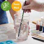 Disposable Plastic Cocktail Stir Sticks 7 in,Coffee Stirrers,Black
