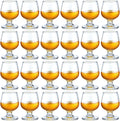24 Pcs Shot Glasses Cognac Snifter Small Brandy for Tasting, 3.5oz