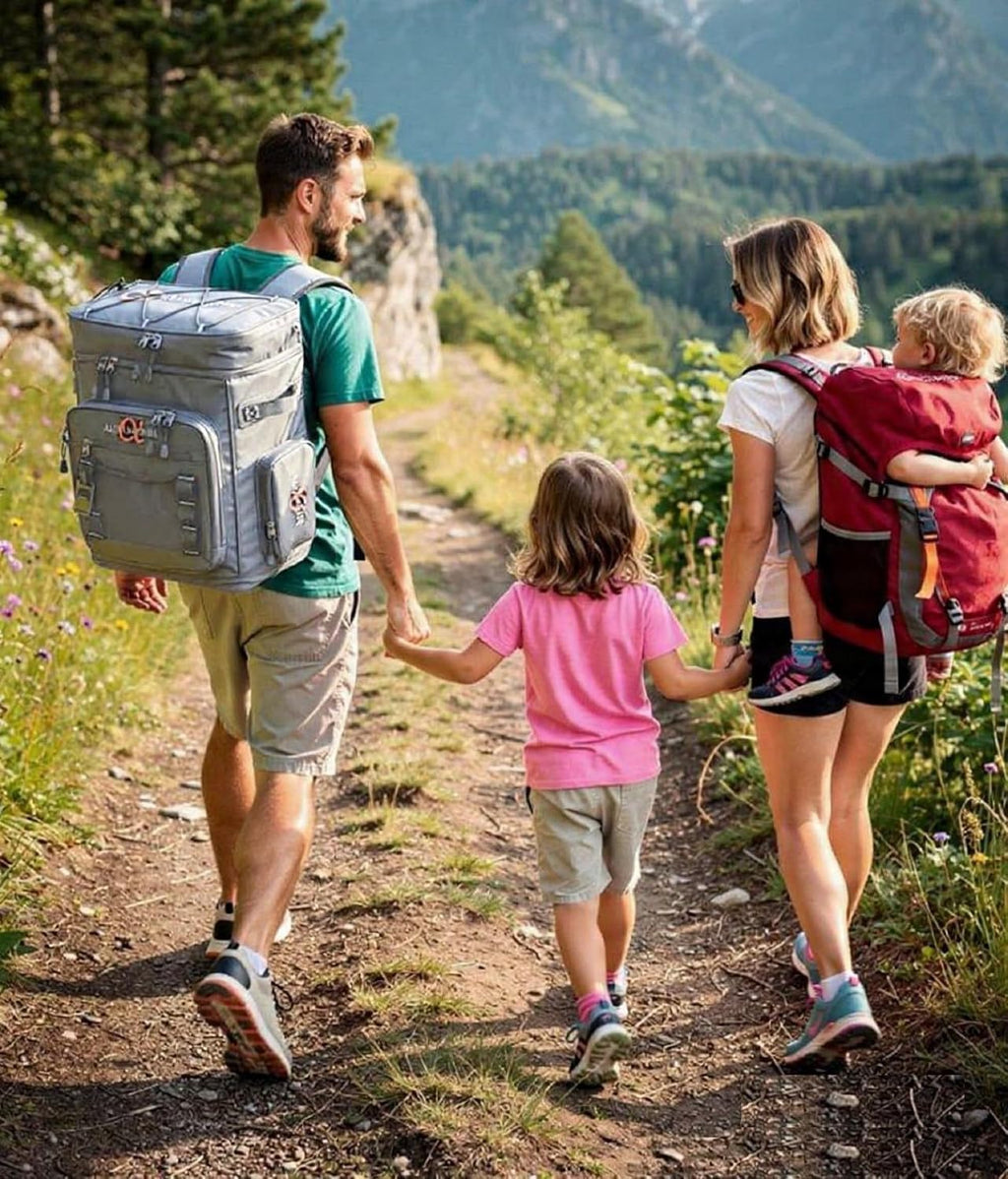Cooler Backpack 48 Cans Insulated Backpack Cooler for Men & Women, 2 Leak Proof Compartments Coolers Bag for Beach