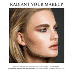 Face Sculpting Contour Palette, Smooth Matte Contour Pressed Powder, Ultra-fine Lightweight, Easy to Blend, Multiuse