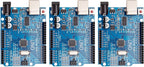 3-Pack Arduino UNO R3 Board, ATmega328P, 16MHz