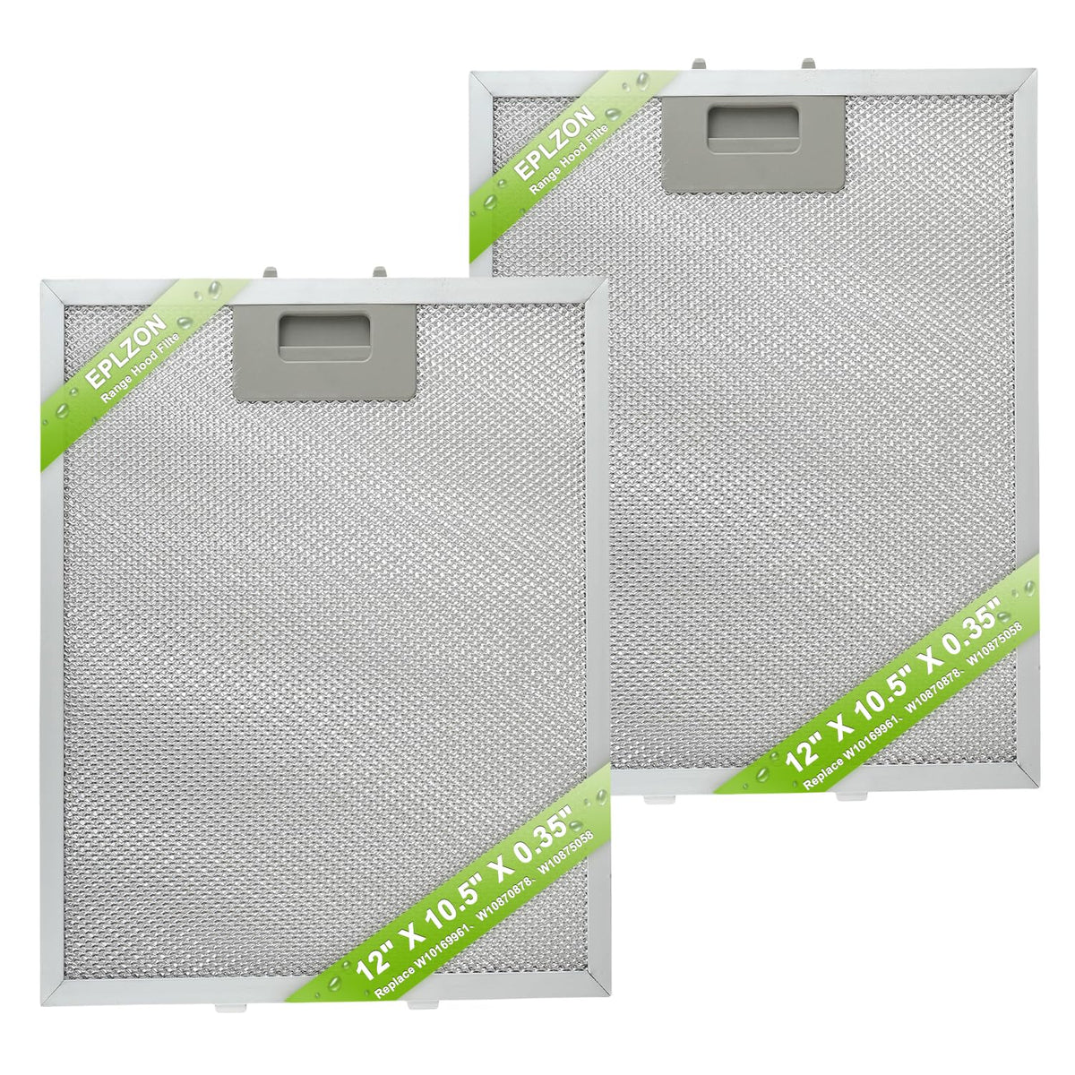 W10169961A Range Hood Filter Replacement 5 Layer Aluminum Mesh Hood Grease Filter Fit for Whirlpool, Kitchen Aid