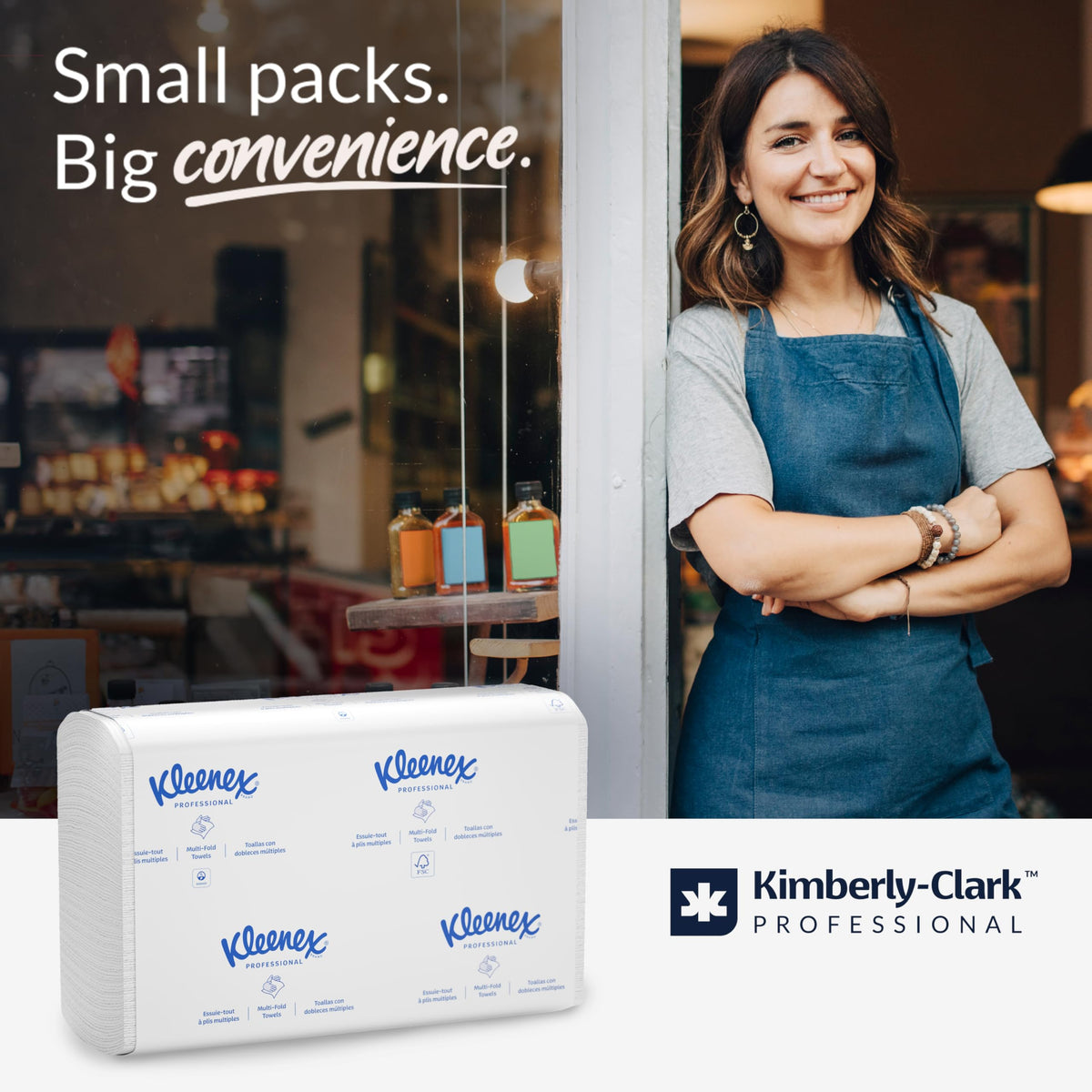 Professional Multifold Paper Towels, Bulk, 8 x 150 Sheets (02046)