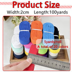 Cotton Twill Tape 3/4" x100yds Herringbone Webbing Sewing Assorted