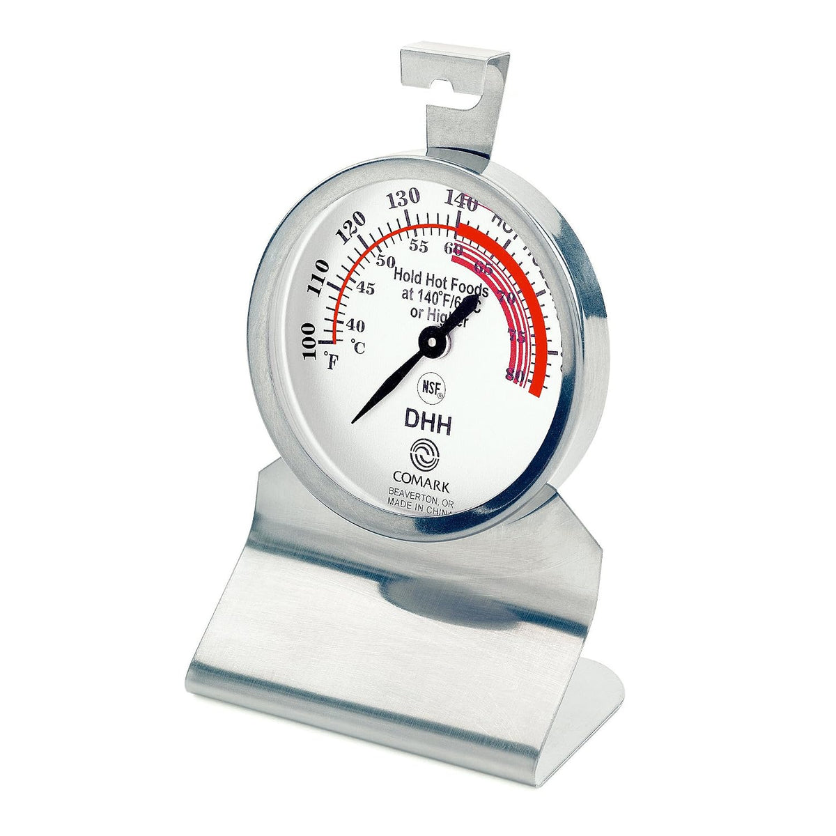Comark DHH Hot Holding Food Thermometer Stainless Steel Body, Dial Style, 1 Count (Pack of 1)