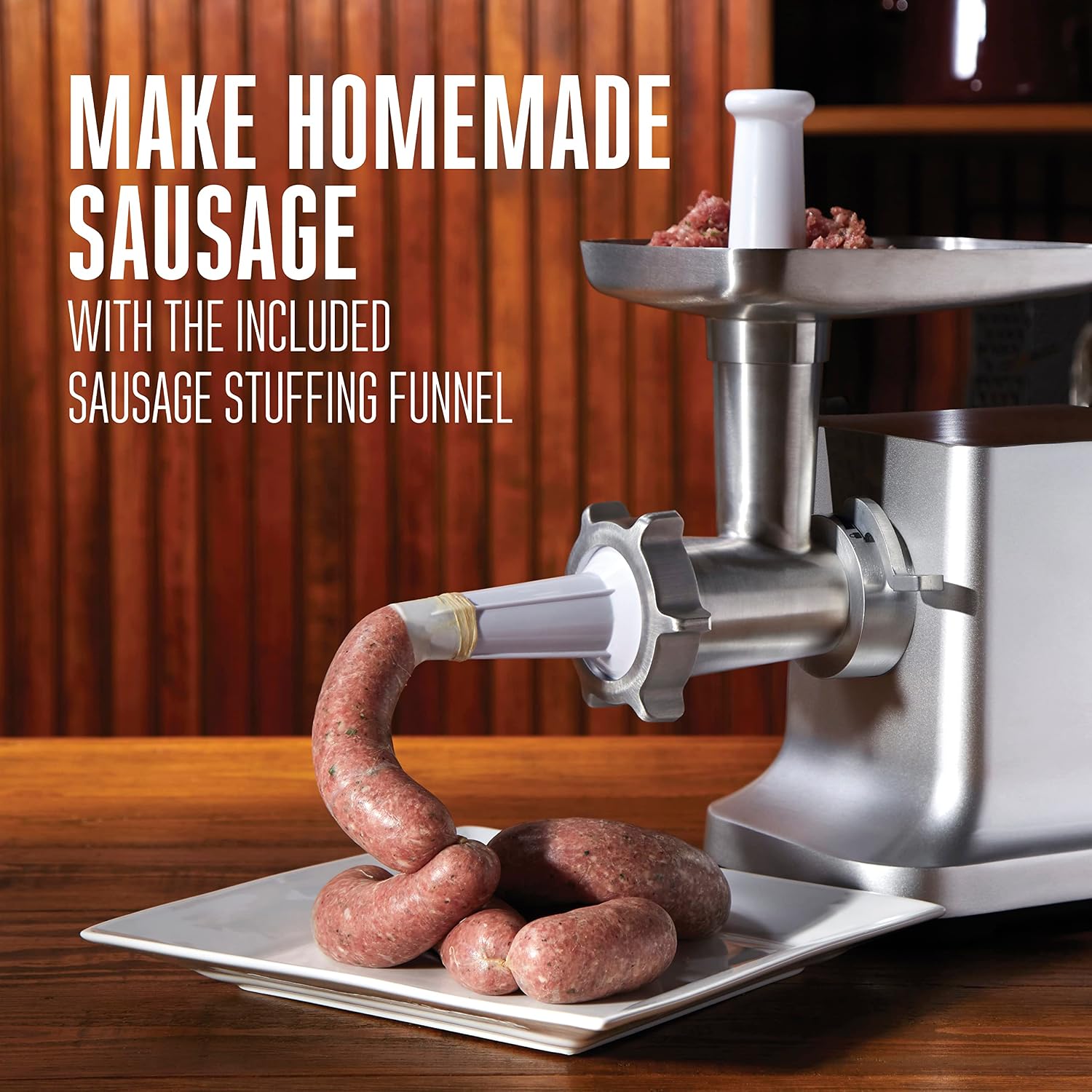 #12 Electric Meat Grinder & Sausage Stuffer