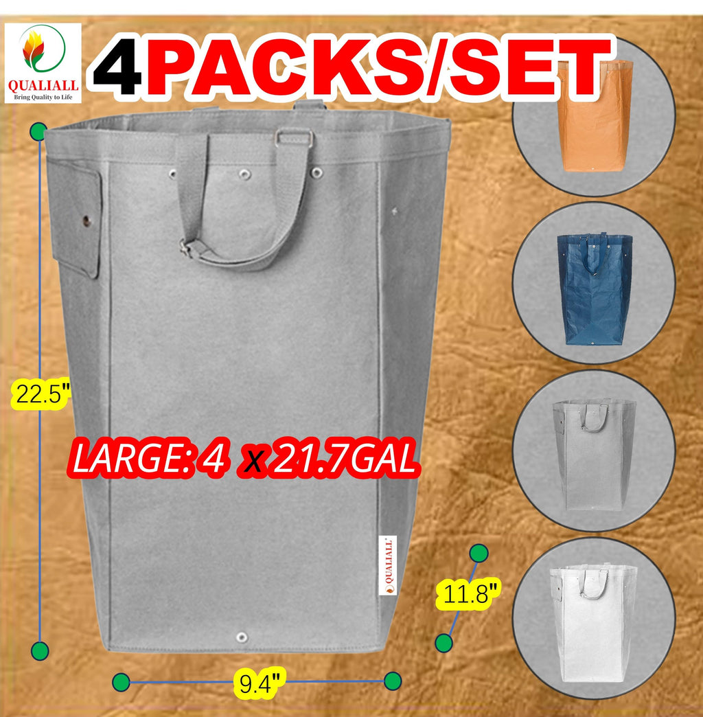 Kitchen Recycling Bin, Large, 4 Colors, 4 Packs/Set
