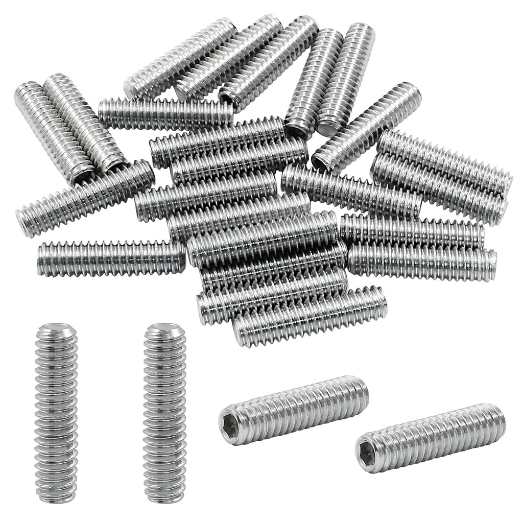 LifCratms 1/4-20 x 1 inch Hexagon Socket Set Screws, 25 Pcs