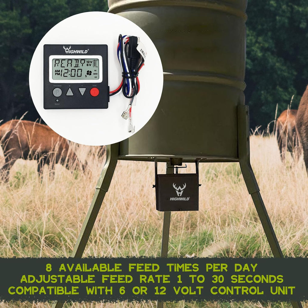 6V/12V Universal Game Feeder Digital Timer - 1 Pack