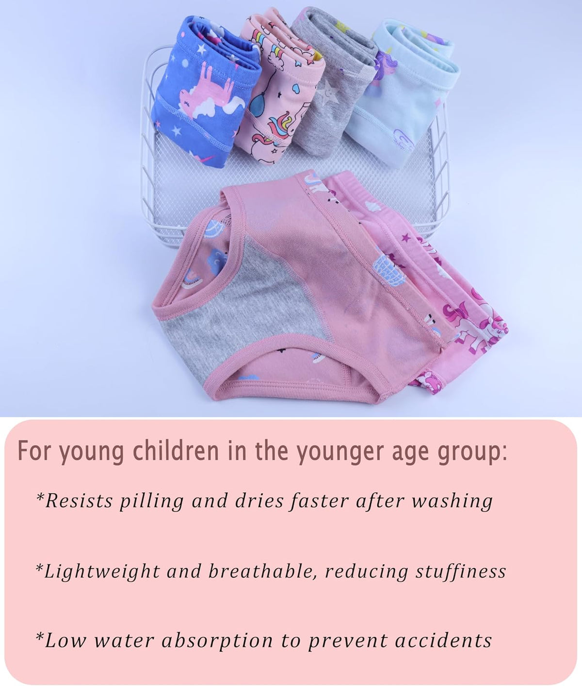 Toddler Kids Training Underwear Baby Girls Cotton Soft Briefs