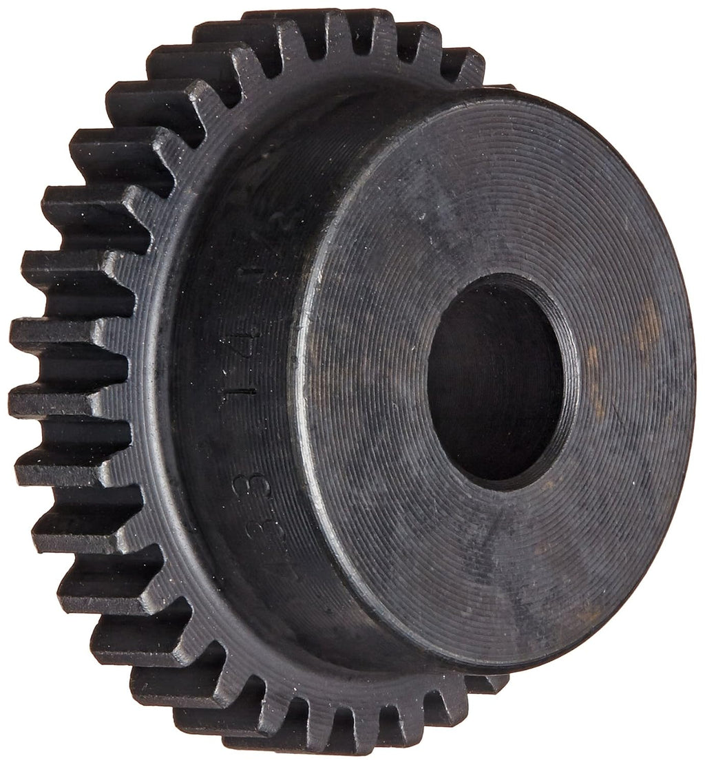 Martin S24120 Spur Gear, 14.5° Pressure Angle, High Carbon Steel, Inch, 24 Pitch, 1/2" Bore, 5.083" OD, 0.250" Face Width, 120 Teeth